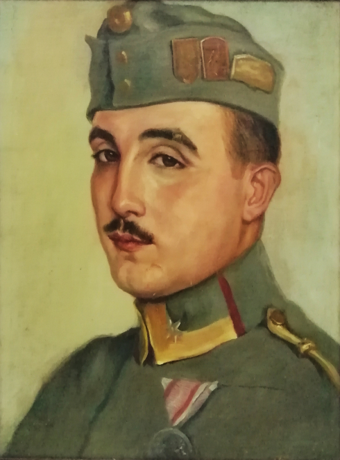 Portret mężczyzny w mundurze wojskowym