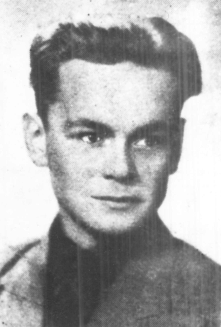 Czarno-biały portret mężczyzny. 